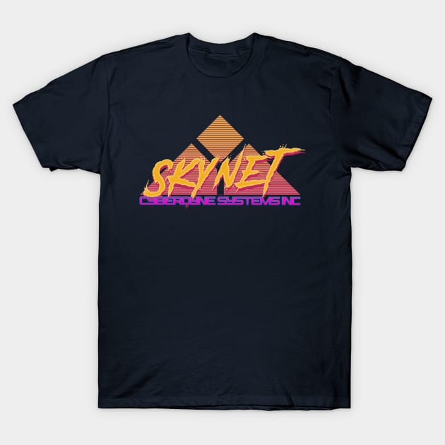 Skynet Cyberdyne Systems 80s version T-Shirt by Meta Cortex